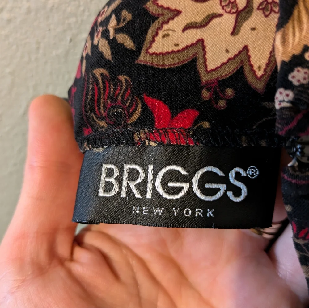 Vintage Dark Romantic Floral Maxi Skirt Size 18 - Picture 6 of 7